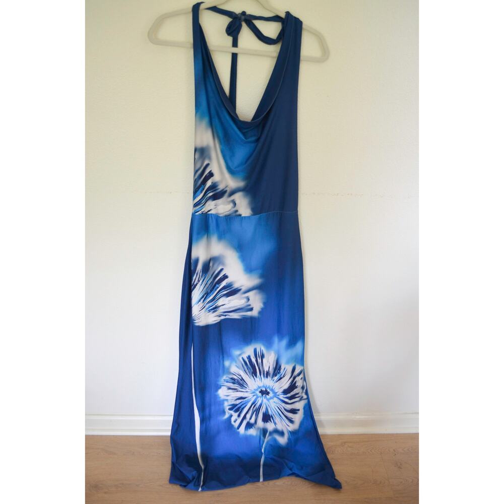 REVOLVE Especia Moonflower Blue Maxi Dress Size Medium - Picture 4 of 8